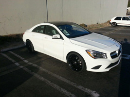  Mercedes-Benz CLA Class with TSW Mallory 5